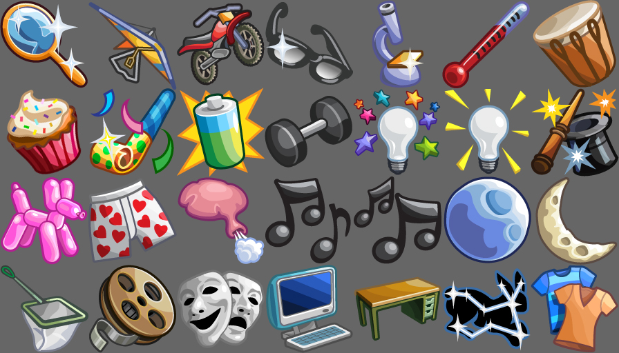 Icons designed for The Sims 2 for the Console and Sims 2 Castaway. By ...